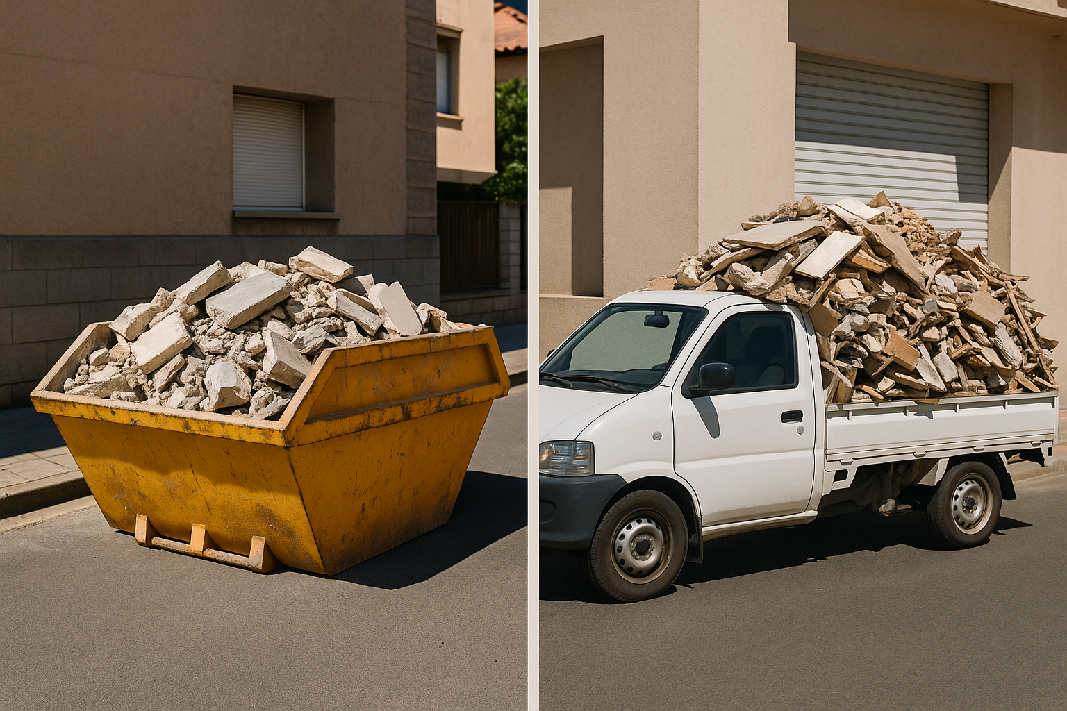 caçamba ou frete informal em curitiba